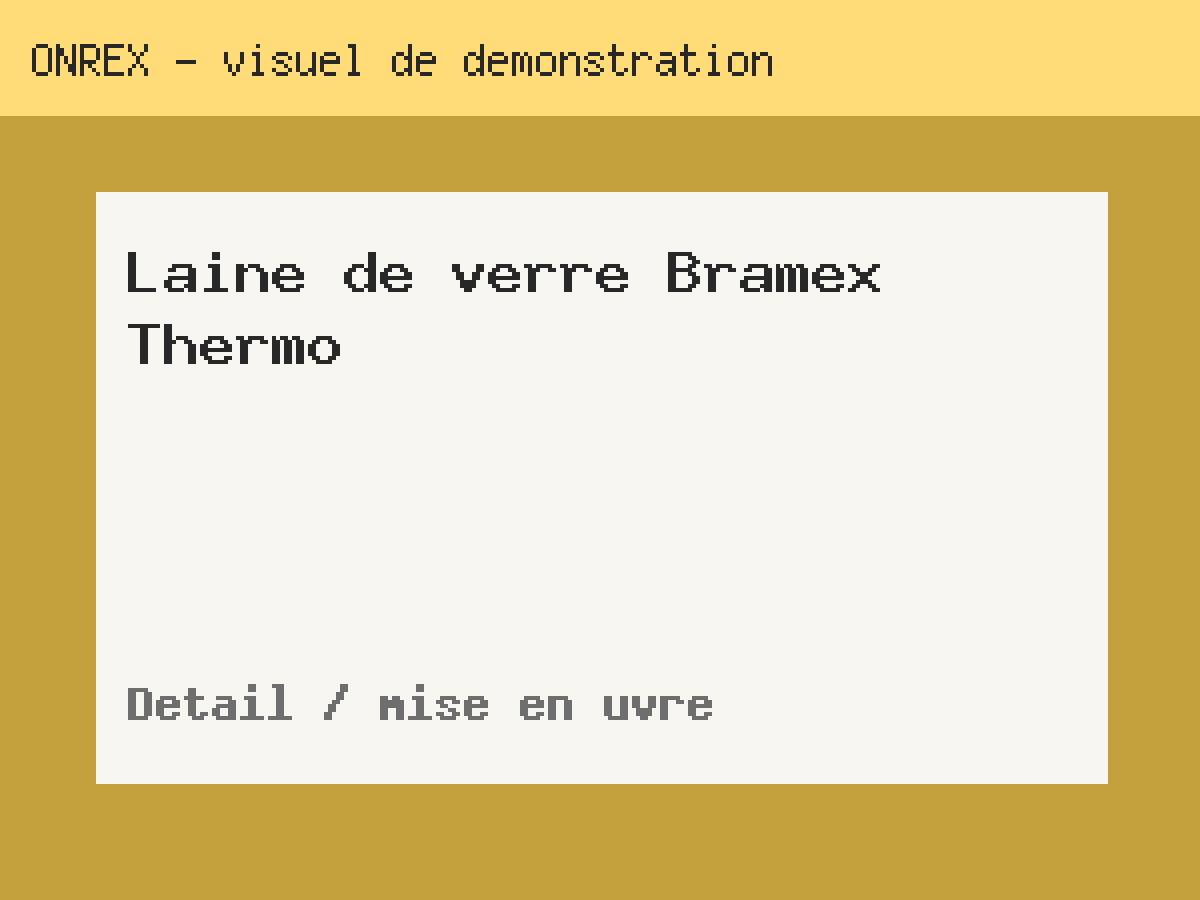 Laine de verre Bramex Thermo