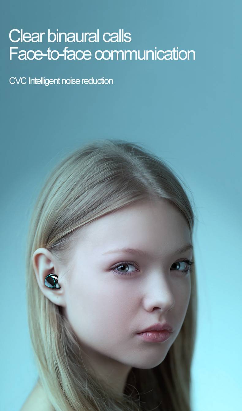 Écouteurs sans fil M10 TWS Bluetooth V5.0 à affichage LED avec Microphone 9D stéréo sport écouteurs étanches